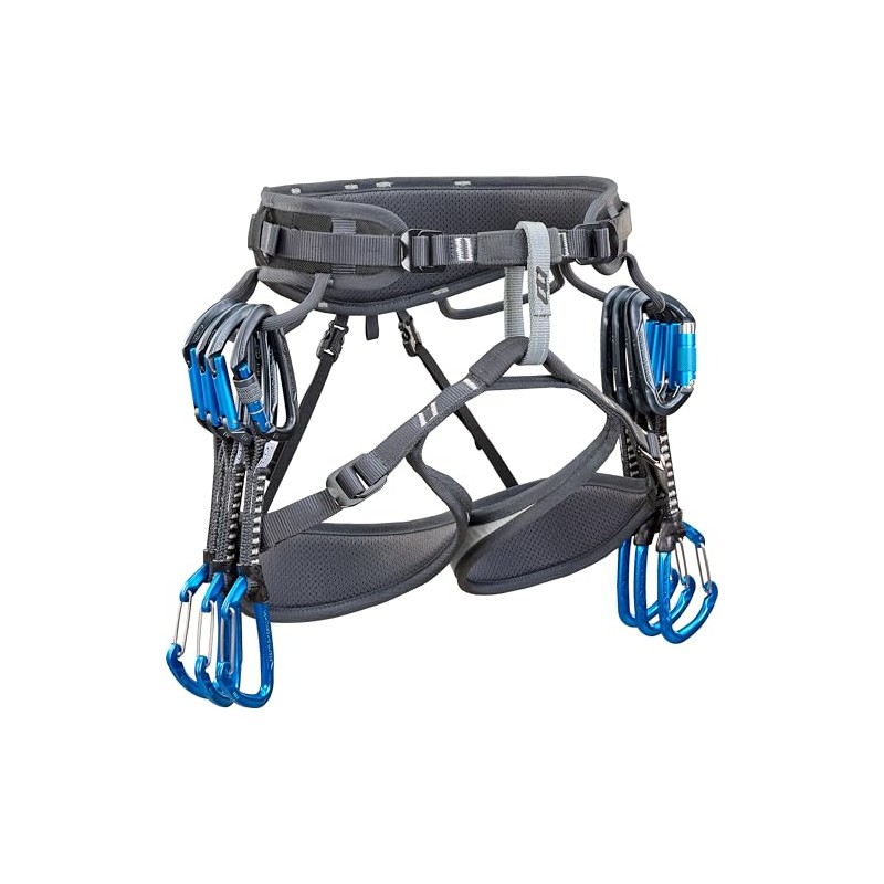Climbing Technology Ascent Climbing Harness Black/Grey XS/S
