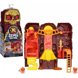 TREASURE X Lost Lands Skull Island Lava Tower Micro Playset 15 Levels