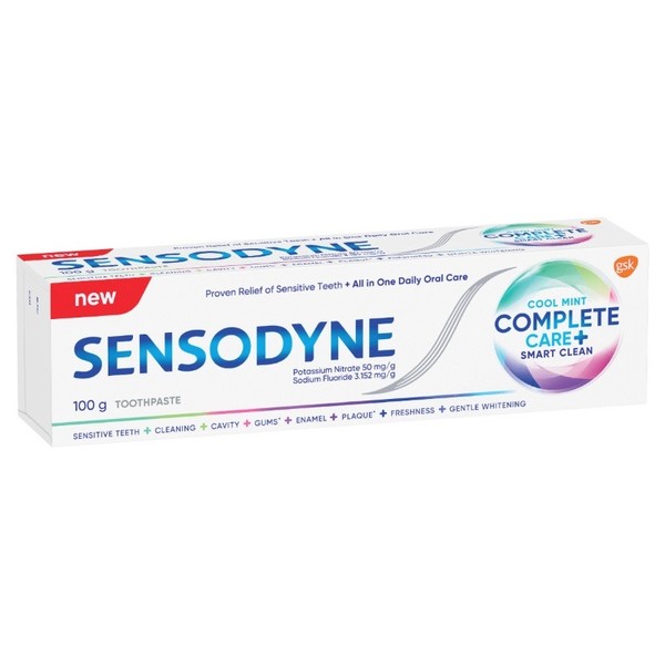 Sensodyne Toothpaste Cool Mint Complete Care+ Smart Clean 100g