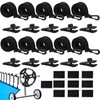 30 PCS Pool Solar Cover Reel Attachment Kit Pool Cover