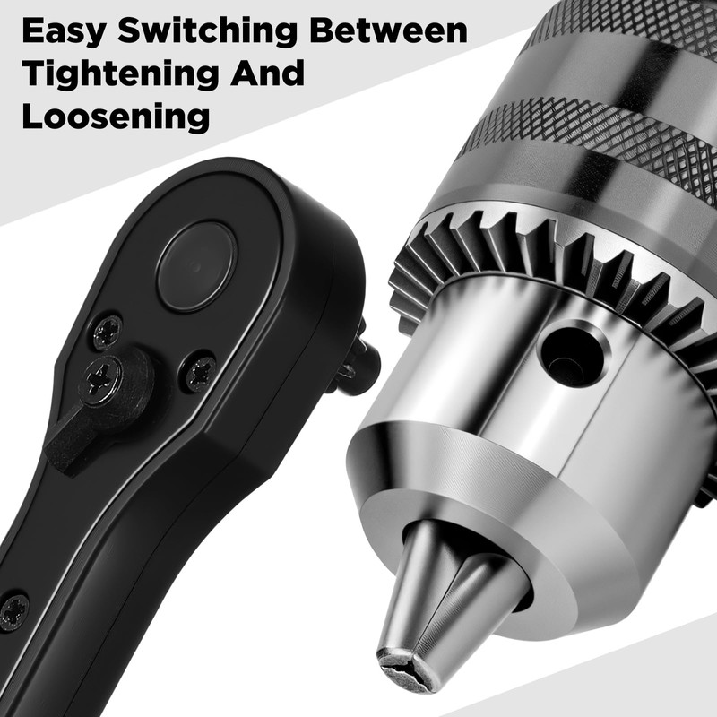 Otoolling 2pcs 2 in 1 Drill Chuck Ratchet Spanner 2025