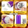 5 Pcs Christmas Advent Pillar Candles LED Flameless Advent Candle