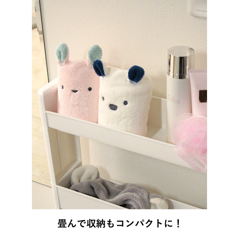 Carari Face Towel, 3 Times Absorbent, Microfiber Rabbit, Quick Absorption