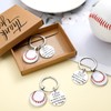 Baseball Coach Appreciation Keychain Keepsake Baseball Coach Gifts with Thank