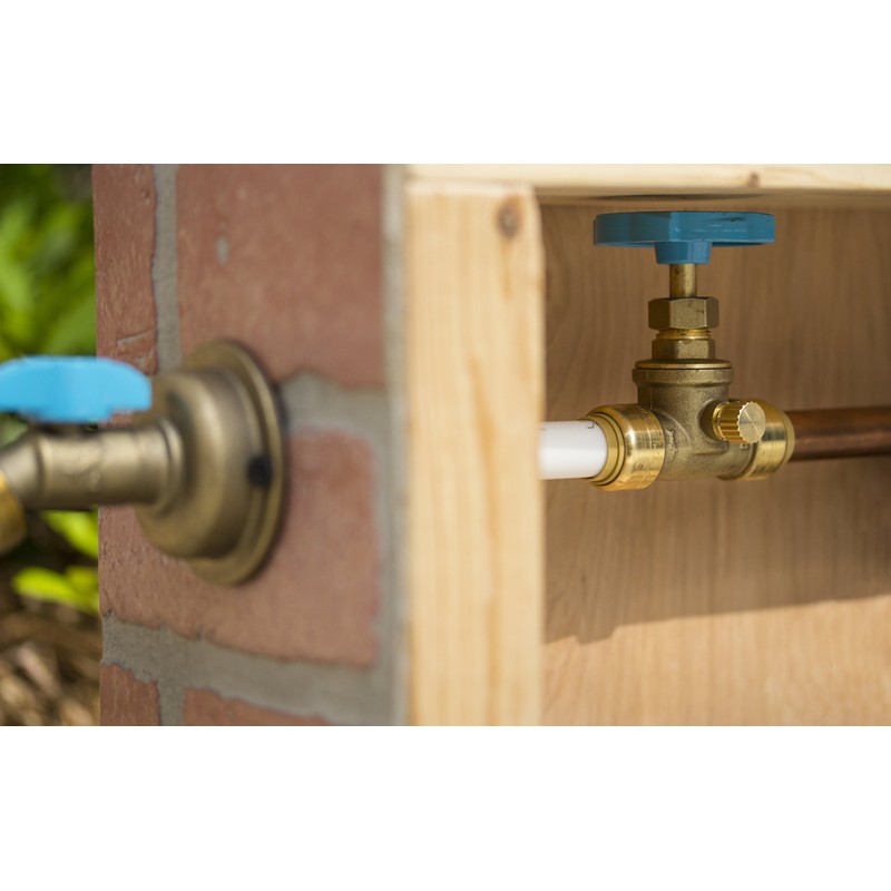 SharkBite 24635LFA Stop Drain x 3/4 inch, Water Valve Shut