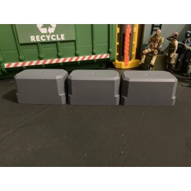 Mercstoys 1/18 action figure Barricades/vendor tables￼-3 piece set