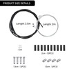 FANNAS 2 Sets Bowden Cable, Universal Bicycle Brake Cable and