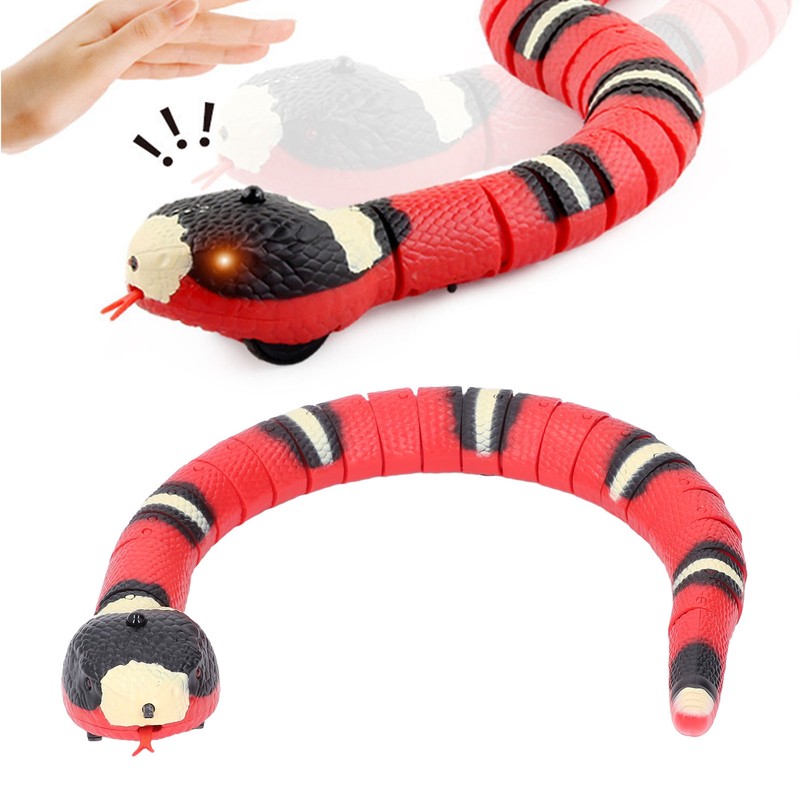 Induction Snake Toy Easy Operation Simulation Realistic Auto Sense Obstacle