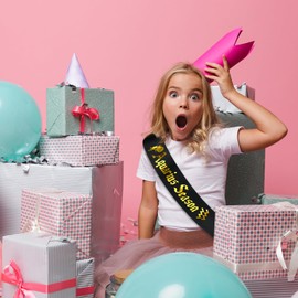 JXYCBZYing Aquarius Season Sash with Gold Foil, Black Zodiac Aquarius Birthday Sash, January February Birthday Sash, Horoscope, Astrology Bday Party Decorations, Ideas, Gifts, Jokes and Favors