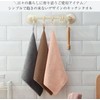 Tea Towel, Dish Cloth w/ Loop, 11.8 x 11.8 in