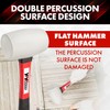 YIYITOOLS Rubber Hammer, 16oz rubber mallet With fiberglass Handle,white