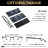 GOGELAS 2 Pack Multifocal Progressive Reading Glasses Men Blue Light