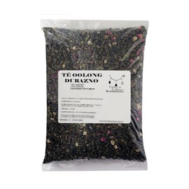 Té Oolong sabor Durazno O Té Azul Durazno 500g Oolong con trozos de durazno y rosa
