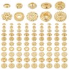 PH PandaHall Pack of 100 18 Carat Gold Spacer Beads,