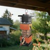 Squirrel Proof Bird Feeder,3Lbs Metal Birdfeeders Squirrel Proof with 4