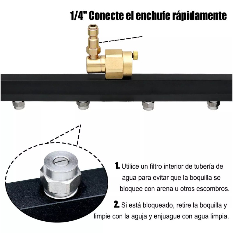 ZALALOVA Limpiador De Chasis De Coche 4000psi Limpiador De Escoba