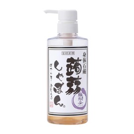 Konjac Shabon Body Soap, Lavender, 17.6 oz (500 g), Body Soap, Gel, Ceramide Formulated (Additive-Free, Moisturizing, Smooth Skin), For Dry and Sensitive Skin