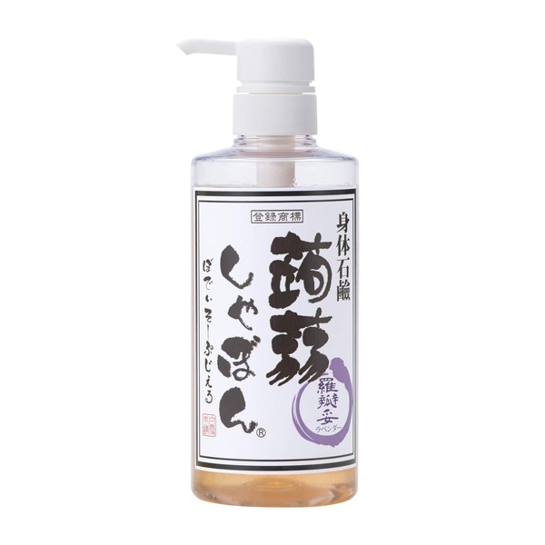 Konjac Shabon Body Soap, Lavender, 17.6 oz (500 g), Body