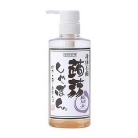 Konjac Shabon Body Soap, Lavender, 17.6 oz (500 g), Body Soap, Gel, Ceramide Formulated (Additive-Free, Moisturizing, Smooth Skin), For Dry and Sensitive Skin