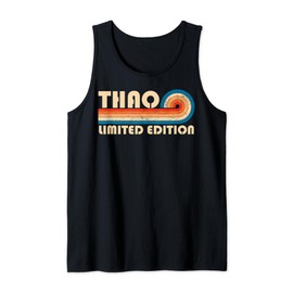 THAO Surname Retro Vintage 80s 90s Birthday Reunion Tank Top