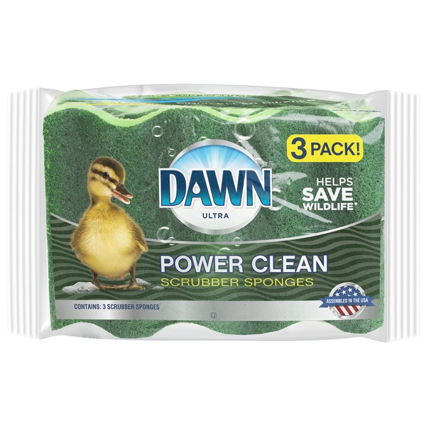 Dawn Power - Esponja Limpia, Paquete de 3