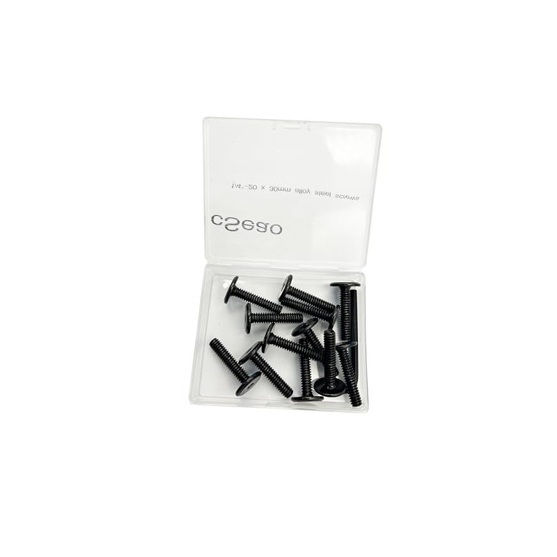 cSeao 1/4"-20 x 1.18 Inches Joint Connector Bolts, 12 Pack,