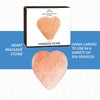 Pure Himalayan Salt Works Heart Massage Stone, Pink Crystal Hand-Carved