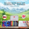 12 Colors Water Soluble Pastels, Watercolor Pastels Set for Beginners