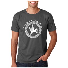 Camp Half Blood Shirt, Unisex Camp Half Blood T-shirts for Men and Women (M, Charcoal)