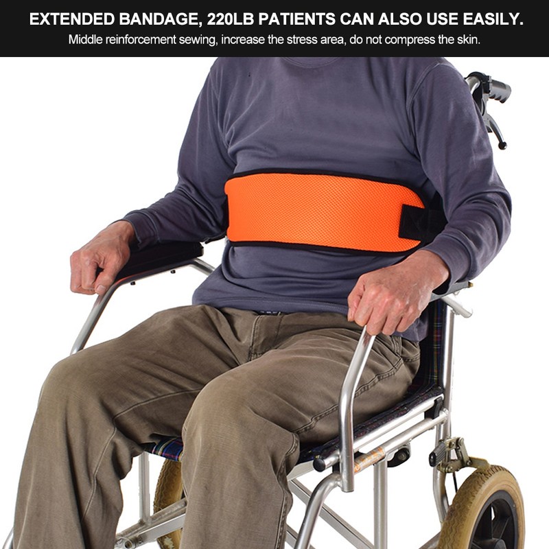 Adjustable Mesh Safety Belt Strap Breathable Seat Belt for Wheelchair