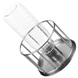 HAPINARY Mini Turtle Water Feeder Durable Stainless Steel Reptile Water Dish for Turtles Lizards for Tortoise Habitat Accessories