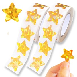 Abon Abon Glitter Stickers Star Set of 2 Reward Hologram Stickers 1000 Sheets
