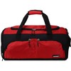foolsGold Large Sports Holdall Duffel Bag - Black/Red