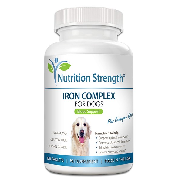 Nutrition Strength Iron for Dogs with Anemia to Support Blood