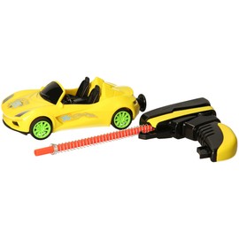 Hotrodz Catapult Racer Toy Car with Launcher, Ages 3+, Yellow and Red Convertible, Collect the Series