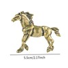 Milageto Brass Horse Ornament Horse Sculpture Desktop Ornament Tabletop Centerpieces