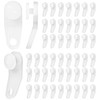50 Pcs Plastic Curtain Hooks Curtain Roller Curtain Track Gliders