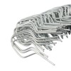 Plum Fittings T Post Clips EZ Twist Preformed Galvanized Steel