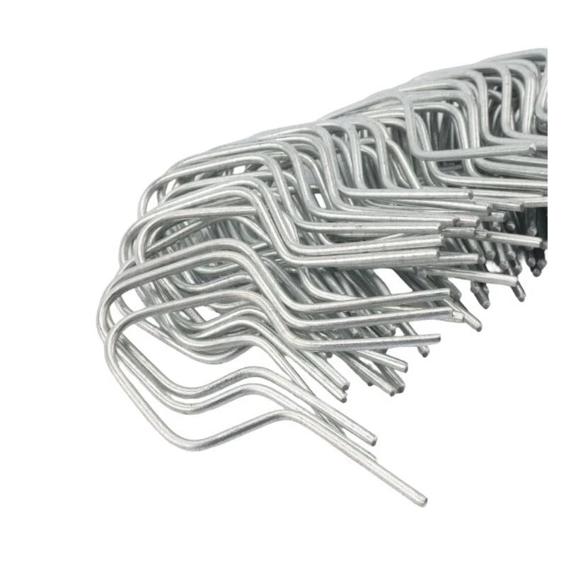Plum Fittings T Post Clips EZ Twist Preformed Galvanized Steel