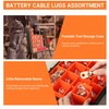 Kuject 220PCS Battery Cable Ends AWG 1 2 4 6