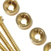 set of 4 guitar neck joint bushing/washers in gold including