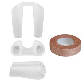 Nostril Retainer and Micropore Surgical Tape 0.5 Wide | Nostril Retainer For Post-Rhinoplasty | Nose Retainer | Soft Silicone | Silicone Nasal Retainer for Nose Shaping | Size (9)