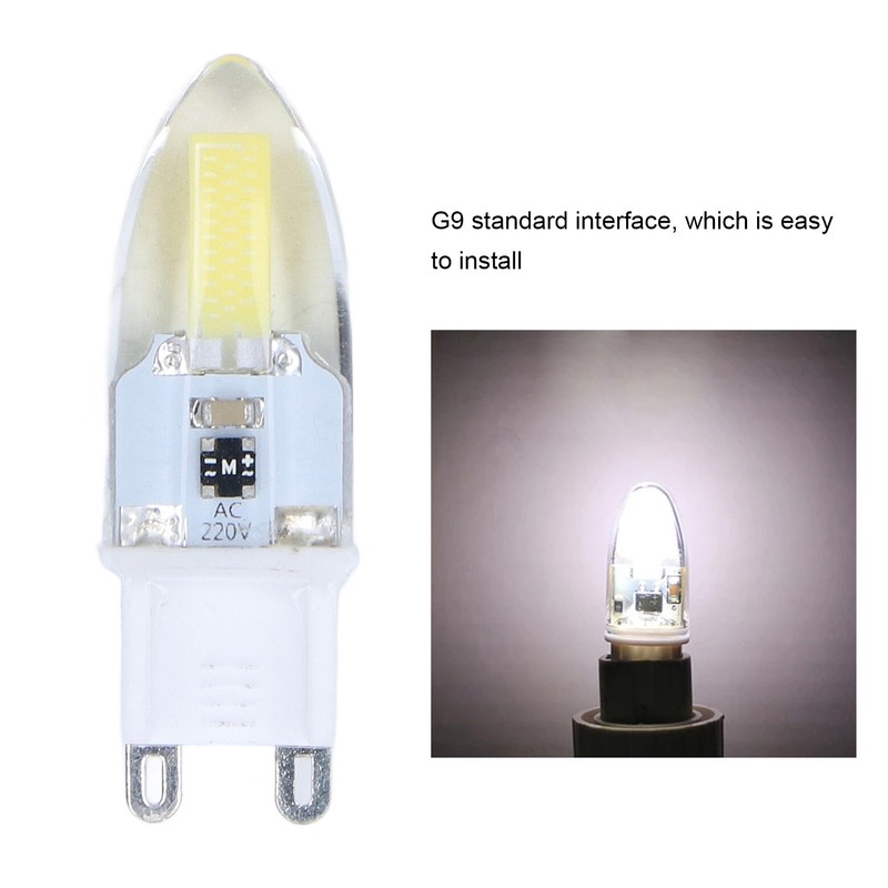 6PCS G9 LED COB Light Bulb 500LM Ceiling Lamp Bulb