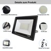 Hopelit 50 W LED Outdoor Spotlight with 3 Metre Plug,