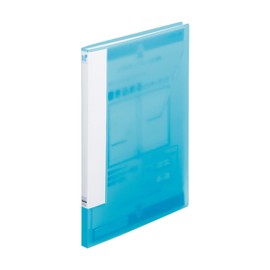Lihit Lab CUBE FIZZ Writable Clear Book A4 Blue N6005-8