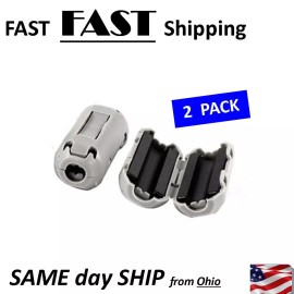 UN brand 2 PACK --- small cord loup Core Noise Suppressor Filter