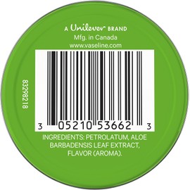 Vaseline Therapy Lip Balm, Aloe Vera 0.6 oz (Pack of 3)