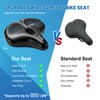 APECYC Bike Seat Extra Wide, Oversized Comfort Bicycle Saddle for