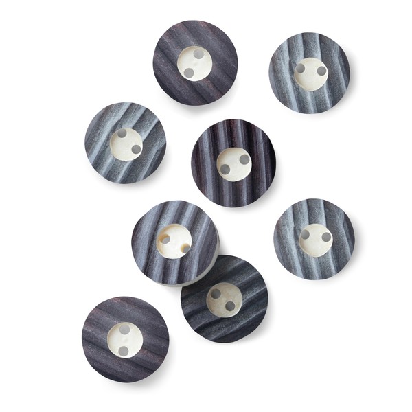 Schöneberger Trachten Couture Original Horn Buttons, Lederhosen Buttons, 2-Hole Costume