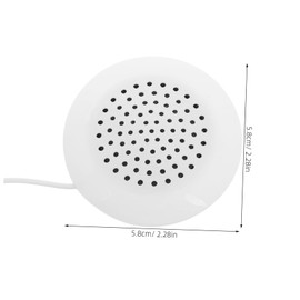 Veemoon 2Pcs Portable Mini Pillow Speaker with Jack for Travel and Sleeping Compact Wired Music Speaker for Cd Player for Bedroom and Office Use